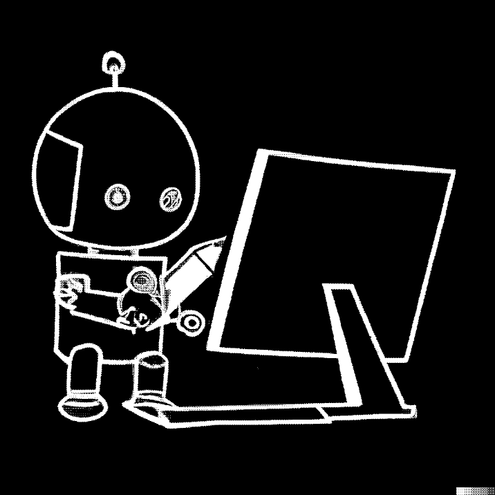 cartoon cute dalle drawing itself